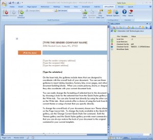 Office2PDM interface in Word