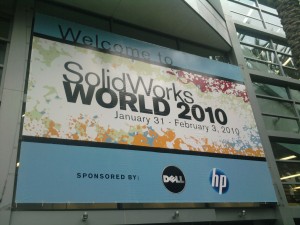 SolidWorks World 2010 Convention Banner SolidWorks World 2010 Convention Banner