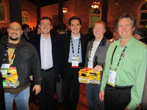 Bloggers with Bertrand Sicot and Bernard Charles