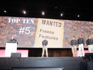 Top Ten Freeze Features