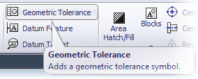 Geometric Tolerance annoation tool (GTOL/GD&T)
