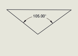 Original angle dimension