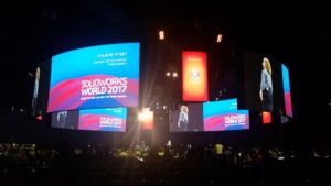 Main Stage at SOLIDWORKS World 2017 sww17