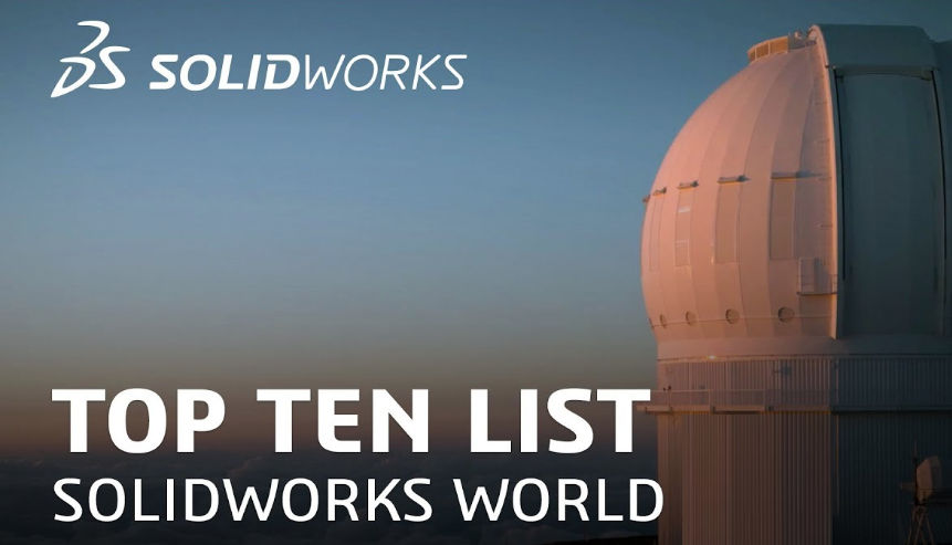 SOLIDWORKS World Drawings Top Ten  implementation to-date (2011-2013)