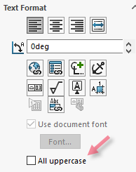 All Uppercase in PropertyManager