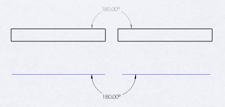 Straight angle