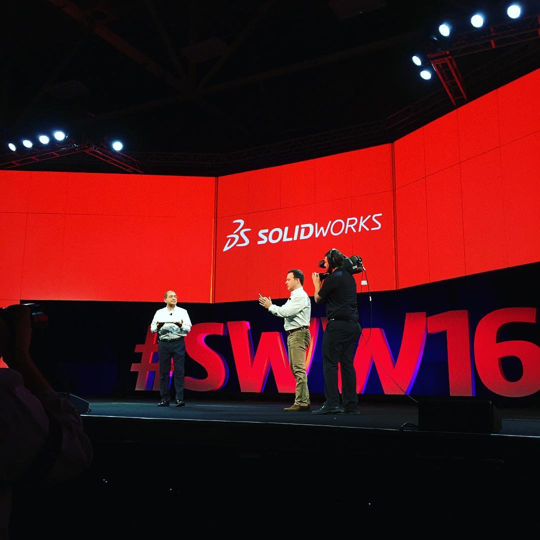 Blast from the Past at SOLIDWORKS World 2016 (video snippets from Instagram)