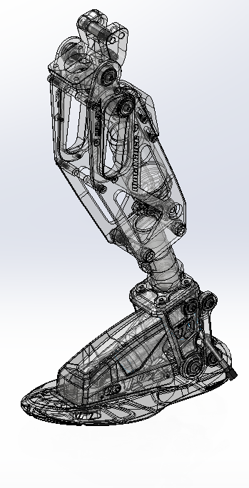 SOLIDWORKS X-ray Vision with transparency