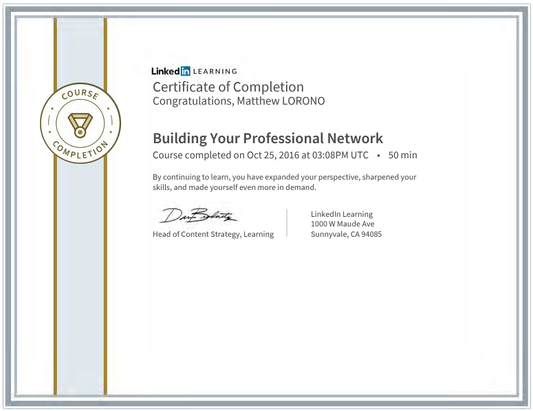 So many Certificates of Completion on LinkedIn